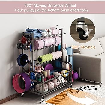 Amazon.co.jp: ヨガマット収納ラッ ク ホームジム収納ラッ